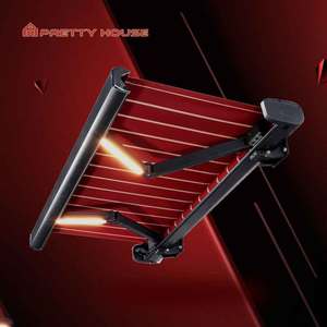 Auvents rétractables à cassette complète motorisés à commande à distance, résistants, imperméables pour balcon et <span class=keywords><strong>jardin</strong></span>, en alliage d'aluminium et PVC - Product Image 6