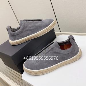 Sepatu Kasual Pria Berkualitas Tinggi, Gaya Baru Merek <span class=keywords><strong>Fashion</strong></span> Desainer Mewah Sepatu Kasual Resort Pria Kulit Asli - Product Image 6