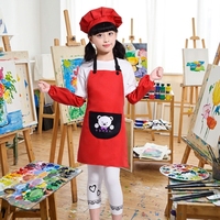 Tablier de cuisine personnalisé pour enfants avec chapeau et manches, idéal pour le barbecue, la cuisine, l'artisanat et la peinture - Vente en gros