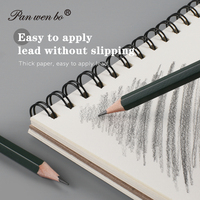 Panwenbo-carnet de croquis de dessin artistique A3 A4 A5 24 feuilles/paquet de 160gsm peinture sans acide papier à écrire bloc-notes pour enfants et adultes