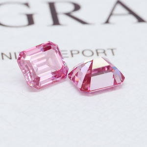 Anpassung rosa Moissan ite Stones Smaragd Moissan ite 1ct 2ct 3ct Lose Diamanten - Product Image 2