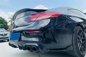 Lame de pare-choc arrière en Fiber de carbone, 2 pièces, pour mercedes-benz classe <span class=keywords><strong>C</strong></span> A205 C205 Sport C43 <span class=keywords><strong>AMG</strong></span> Sedan coupé 2015 — <span class=keywords><strong>2019</strong></span> - Product Image 5
