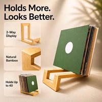 Meuble CD moderne en bois, meuble de rangement multifonctionnel pliable et portable à double niveau pour la maison et le salon, pour la vaisselle et le nettoyage