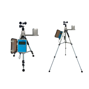 Aws006a02 Draagbare Draadloze Weerstation Voor Milieu Monitoring Lcd Temperatuur & Vochtigheid Anemometer Sensoren Bosbouw - Product Image 2