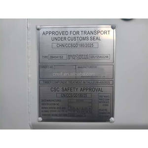 Conteneur d'expédition de fret sec Vita 40HQ d'occasion avec paroi latérale complète 4 portes Capacité de 74,3 m3 Acier corten Fabriqué dans le Guangdong - Product Image 6