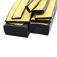 Bandes de mousse EPDM autocollantes en forme de D/E/U pour cadre de porte et fenêtre, étanches et coupe-vent