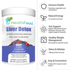 Factory Direct Liver Detox Powder with Liver Support Complex Promotes Liver Health Cleanse Supports Gut Health Digestion Powder - Product Image 4