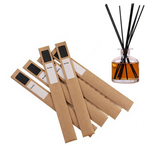 Bâtonnets diffuseurs de parfum en fibre de polyester, sans parfum, noirs et blancs, durables, pour aromathérapie à domicile et au bureau - Product Image 1