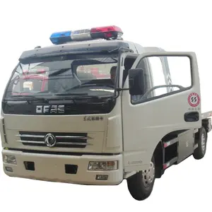 Dongfeng 3 tonnes 4 tonnes Rolling Car Pickup Auto rescue Obstacle Clearing Flat bed Wrecker Tow Truck à vendre
