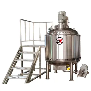 Industrial hot sale food paste detergent shampoo cream cheese mixing making equipment stainless steel 500 gallon tank