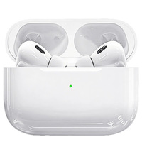Earbud TWS Peredam Kebisingan Aktif 5.0, Headphone Nirkabel In-Ear, High Fidelity AAC, Kontrol Sentuh, Indikator LED