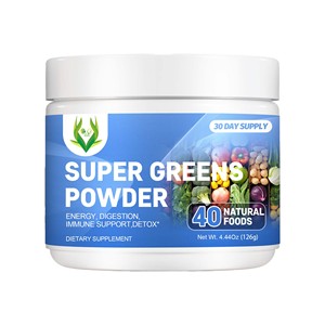 Polvo de Superverdes ODM OEM con Fibra Dietética que Proporciona Nutrientes que Refuerzan el Sistema Inmunitario y Ayudan a la Claridad Mental - Product Image 1