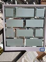 Mirrors Tiles Interior Decorative Large Bevel Edge Frameless Cut Mirrors Wall Living Room Tiles