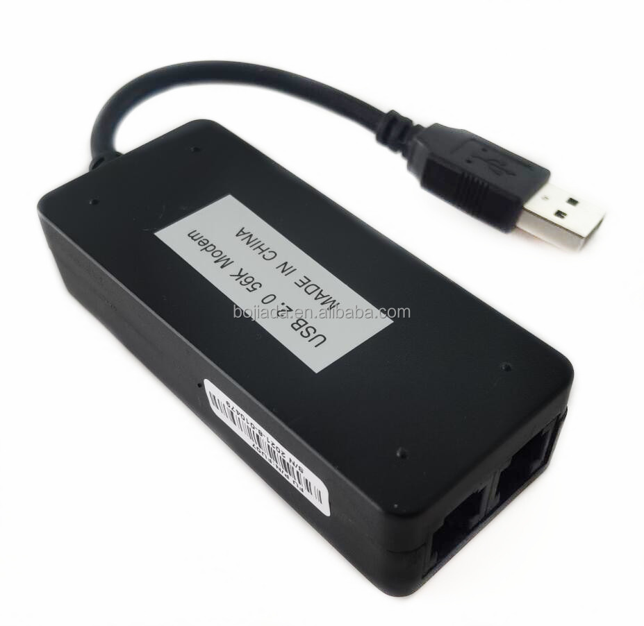 USB2.0 56K Modem Fax Modem, Brede Compatibiliteit Plug en Play Automatisch Beantwoorden Verzenden Faxen Ontvangen Extern Modemstuurprogramma voor XP