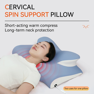 Cuscino <span class=keywords><strong>per</strong></span> la protezione della colonna vertebrale cervicale con impacco caldo di grafene <span class=keywords><strong>per</strong></span> <span class=keywords><strong>dormire</strong></span> meglio, realizzato <span class=keywords><strong>in</strong></span> <span class=keywords><strong>Memory</strong></span> Foam a rimbalzo lento - Product Image 2