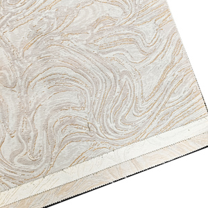 Tissu de rideau <span class=keywords><strong>en</strong></span> <span class=keywords><strong>organza</strong></span> brocart damassé, occultant, doux et luxueux, pour la décoration de chambres de palais, villas et fenêtres. - Product Image 5