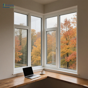 Directo de fábrica, Ventanas insonorizadas horizontales de PVC blanco para edificios residenciales, hoteles, hospitales, sótanos, escuelas, uso al aire libre - Product Image 2