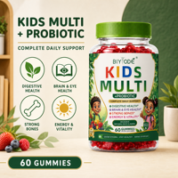 BIYODE Africa : Gommes multivitaminées pour enfants avec probiotiques, complément alimentaire, en stock, faible MOQ, vente en gros directe usine
