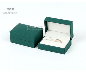 Caja de Joyería de Piel Sintética de Fábrica China, Caja Personalizada para Colgantes y Pulseras, Caja de Lujo con Logotipo para Pendientes y Anillos - Product Image 2