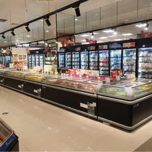 Congélateur coffre commercial pour la présentation d'aliments surgelés, congélateur îlot pour supermarché - Product Image 3