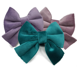 Accessoires personnalisés en velours pour mascotas, nœud papillon de marin, collier de chien, multicolore, en velours, doux et confortable, en coton fourrure - Product Image 1