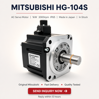Nuevo Motor Servo AC Original Mitsubishi HG-104S 1kW 3000rpm 3.18Nm IP65 Brida Cuadrada Hecho en Japón Entrega Rápida