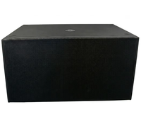 Offre Spéciale – Subwoofer Actif Double 18 Pouces 2400W RMS DSP Classe D avec Boîtier en Bois et Acier pour Grands Festivals, Stades et Événements Scéniques en Direct