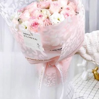 Papier d'emballage pour fleurs Ouya à imprimé léopard imperméable, papier pour fleuristes, emballage de bouquets floraux, matériel d'emballage cadeau, vente en gros