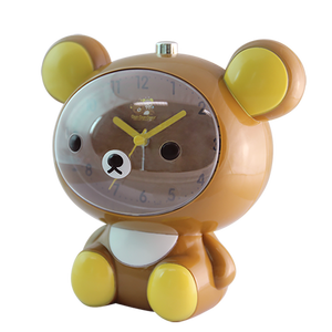 Gấu sắc nét phim hoạt hình âm nhạc đồng hồ báo thức với ánh sáng cảm ứng - Product Image 1