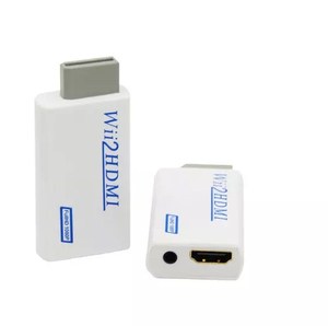 Trắng và đen 1080P Wii để <span class=keywords><strong>HD</strong></span> Adapter Wii2HDMI chuyển đổi cho PC HDTV Màn hình hiển thị - Product Image 1