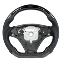 Pour BMW E-Chassis E90, mise à niveau et rétrofit du volant en fibre de carbone avec 20 lumières LED