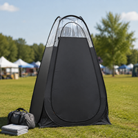 Tente de douche pliable personnalisable, stable, pour camping, abri d'intimité fiable pour le camping