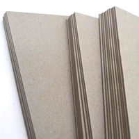 Carton gris monocouche en carton dur 1200 GSM anti-frisage recyclable en pâte de cellulose mixte compatible avec l'impression offset