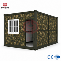 Maison conteneur modulaire pliable avec chargement par conteneur pour camp de travailleurs et commandes en gros pour entrepreneurs