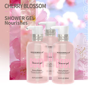 Biologique 500ml Vegan Cherry Blossom Gel Douche Blanchissant Soins du Corps Nettoyant Exfoliant Hydratant Rafraîchissant Caractéristiques Vente en Gros - Product Image 1