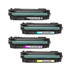 IBEST Compatible HP 307A CE740A CE741A CE742A CE743A Cartucho de tóner Compatible para HP Color Laserjet CP5225 CP5225n <span class=keywords><strong>CP5225dn</strong></span> - Product Image 1