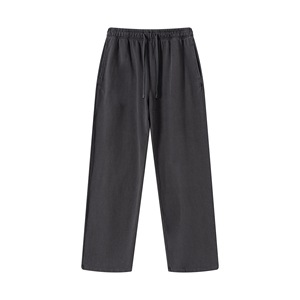 Pantalones Deportivos de Pierna Recta para Hombre, 100% Algodón Lavado, Corte Holgado, Estilo Casual - Product Image 5
