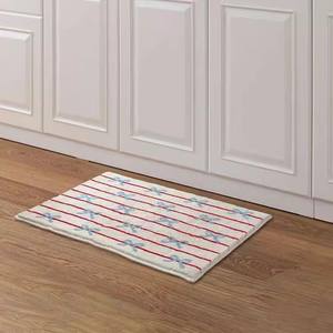Tapis de bain rectangulaire Let There Be Light Bow Knot en fausse fourrure de cachemire, absorbant, pour salle de bain et usage domestique, lavable en machine, en fibre de polyester - Product Image 5