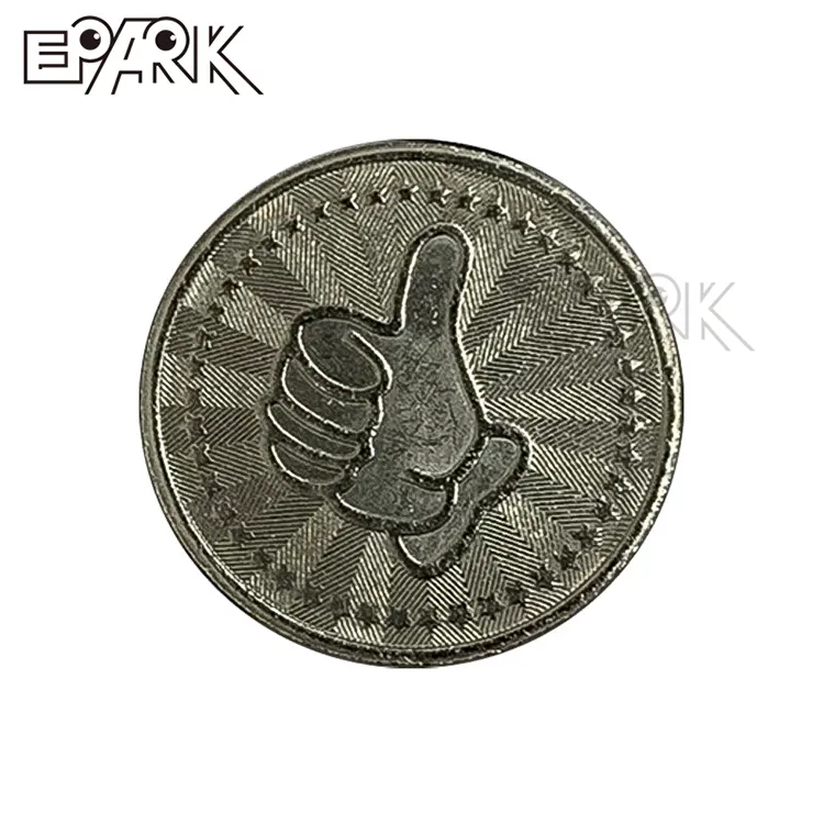Fabrik Großhandel benutzer definierte Logo Metall münze Spiel Währung