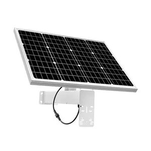 As baterias são embutidas em suporte todos em um sistema solar 12v energia renovável sistema solar completo no kit painel solar de grade