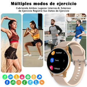 Reloj inteligente de <span class=keywords><strong>moda</strong></span> T2pro para hombres y mujeres para conexión Bluetooth, aplicaciones de música deportiva, soporte multilingüe, carga magnética - Product Image 4