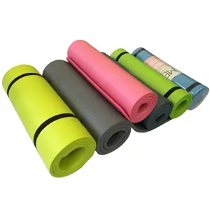 TOPKO 도매 고품질 맞춤형 로고 인쇄 다채로운 홈 체육관 요가 대형 두꺼운 8mm 10mm 15mm NBR 요가 매트