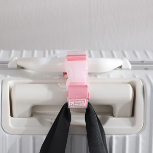 Cross-border sourcing travel trolley bags with external hooks and straps, portable <b>clips</b> and straps, luggage anti-loss and - Product Image 2