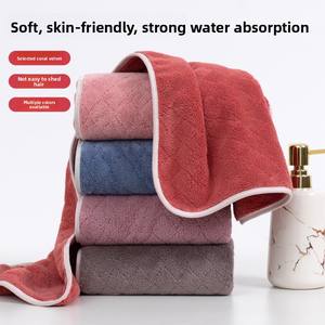 Toalla de Terciopelo Coral Ouhua, Gruesa, Absorbente de Agua y Que No Suelta Pelusas, Toallas para la Cara y las Manos - Product Image 5