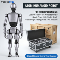 Robot Humanoide TERKOBOT ATOM Max con Mano Diestra de 6 Ejes, Control Suave de Alta Frecuencia de 200Hz, Robot de Manipulación