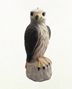 Décoys d'oiseaux en matériau PE moulé par soufflage pour jardin, décorations de jardin, effaroucheurs d'oiseaux, hiboux avec tête rotative, fausses aigles pour jardin - Product Image 4