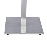 Bas quantité minimale de commande Acier inoxydable bon prix base de table à manger pieds de table carrés