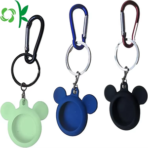 OKSILICONE - Funda Protectora <span class=keywords><strong>de</strong></span> Silicona Personalizada con Forma Encantadora Antipérdida para Mascotas, para Airtag, Funda Protectora <span class=keywords><strong>de</strong></span> Silicona - Product Image 1