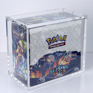 Caja Acrílica Transparente Personalizada TCG de 6 mm para <span class=keywords><strong>Pokémon</strong></span> <span class=keywords><strong>XY</strong></span> Roaring Skies Booster Box, Tapa Magnética, Estuche de Exhibición Acrílico - Product Image 2