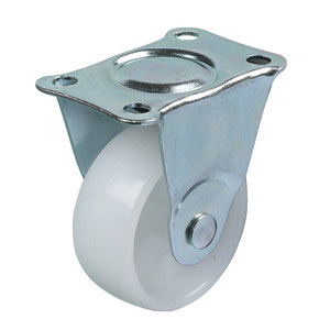 White PP Swivel Caster Wheels 50 65 83 93 117mm Firm Tread Furniture Casters No Brake Included Rivet Bearings - Product Image 4
